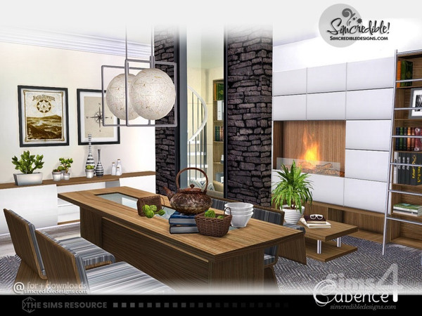 Sims 4 — Cadence Ceiling Lamp by SIMcredible! — by SIMcredibledesigns.com available exclusively at TSR 2 colors