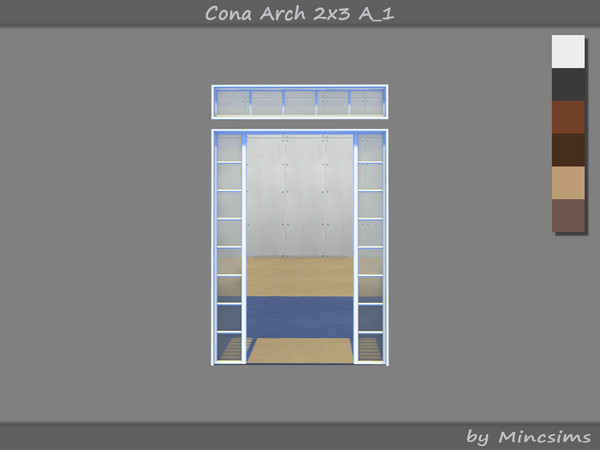 Sims 4 — Cona Arch 2x3 A-1 by Mincsims — The overall design is simple and elegant, making it suitable for a modern,