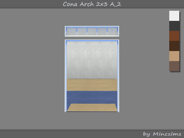 Sims 4 — Cona Arch 2x3 A-2 by Mincsims — The overall design is simple and elegant, making it suitable for a modern,