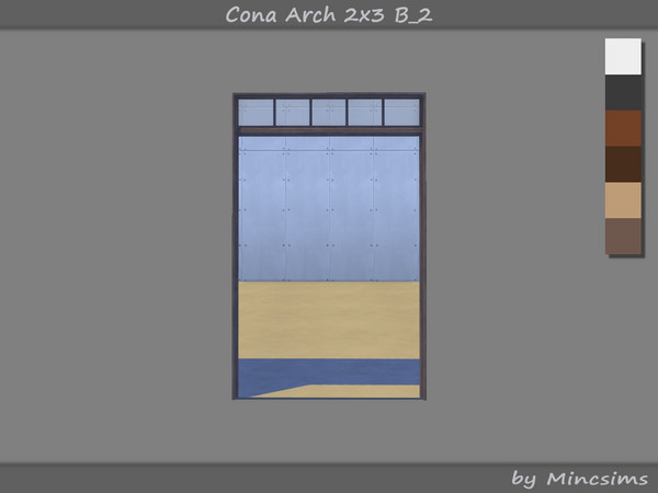 Sims 4 — Cona Arch 2x3 B-2 by Mincsims — The overall design is simple and elegant, making it suitable for a modern,