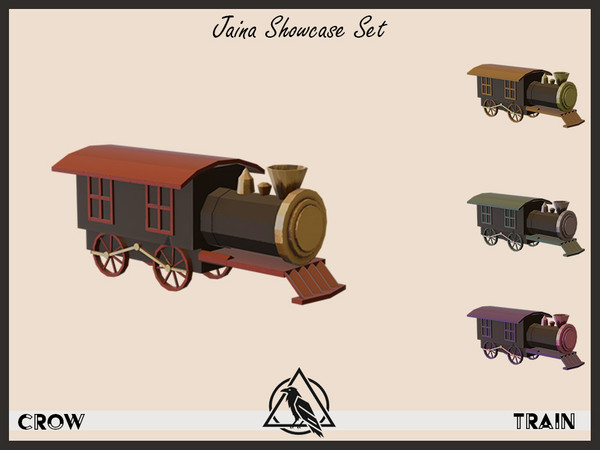 Sims 4 — Jaina Train by Crownar — Desing by Crow