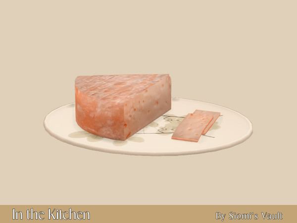 Sims 4 — In the Kitchen - Cheese by siomisvault — I made this for a new kitchen I hope you find it useful! Thank you so