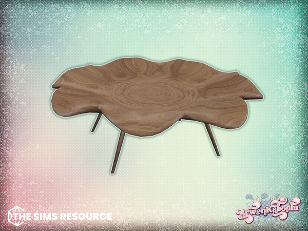 Sims 4 — LeafIt - Flower Coffee Table 2 by ArwenKaboom — New set featuring seven new tables, either coffee or end tables