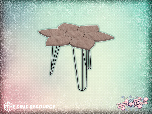 Sims 4 — LeafIt - Flower End Table by ArwenKaboom — New set featuring seven new tables, either coffee or end tables in