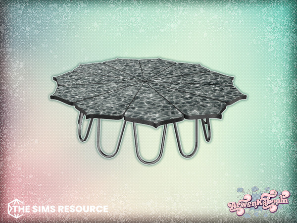 Sims 4 — LeafIt - Leafy Coffee Table by ArwenKaboom — New set featuring seven new tables, either coffee or end tables in