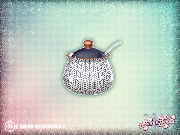 Sims 4 — Cuteko - Small Bowl With Spoon by ArwenKaboom — New sets with cute kitchen deco accessories. All items are base