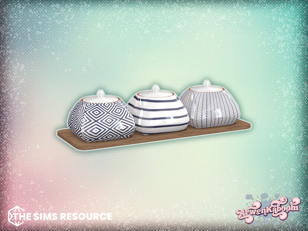 Sims 4 — Cuteko - Small Bowls Tray by ArwenKaboom — New sets with cute kitchen deco accessories. All items are base game
