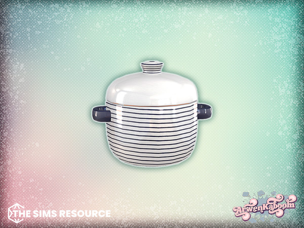 Sims 4 — Cuteko - Small Pot With Lid by ArwenKaboom — New sets with cute kitchen deco accessories. All items are base