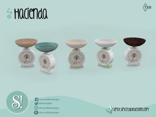 Sims 4 — Hacienda Add-ons scales by SIMcredible! — by SIMcredibledesigns.com available at TSR 5 colors variations