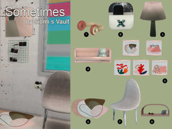 Sims 4 — Sometimes by siomisvault — I hope you like this it's a cute desk for you! Thank you so much for your love and