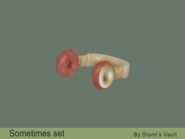 Sims 4 — Sometimes - Headphones by siomisvault — I hope you like this it's a cute desk for you! Thank you so much for
