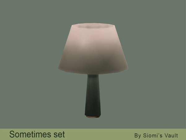 Sims 4 — Sometimes - Contemporary Lamp by siomisvault — I hope you like this it's a cute desk for you! Thank you so much