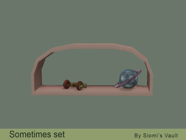 Sims 4 — Sometimes - Shelf by siomisvault — I hope you like this it's a cute desk for you! Thank you so much for your