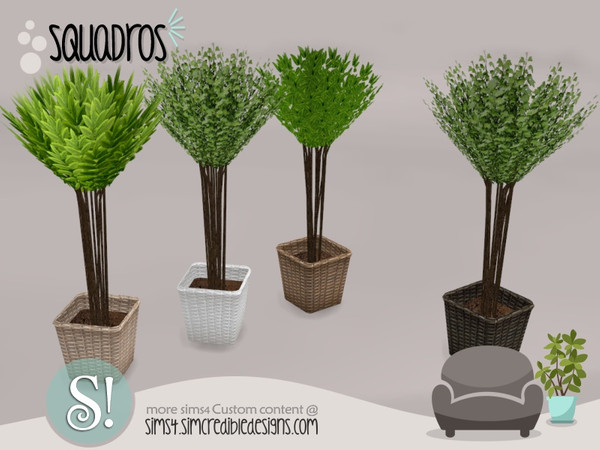 Sims 4 — Squadros plant by SIMcredible! — by SIMcredibledesigns.com available at TSR 4 colors in 12 variations