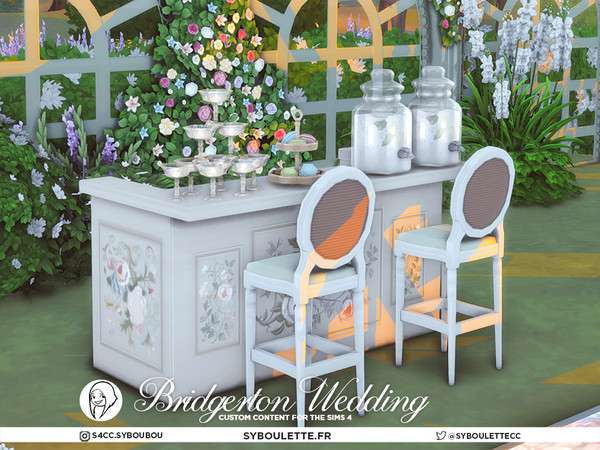 Sims 4 — SYB Bridgerton Wedding - Macarons tray (decor) by Syboubou — Step into the romantic world of the Regency era