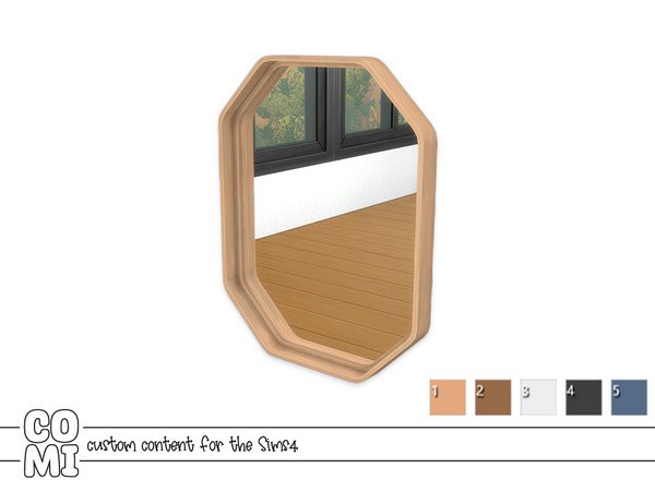 Sims 4 — Comiko Bathroom Mirror by Comiko — Bathroom set is composed of 10 items 10 Items Bathroom Basket Big - 3