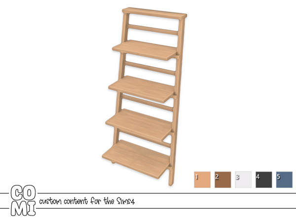 Sims 4 — Comiko Bathroom Shelf by Comiko — Bathroom set is composed of 10 items 10 Items Bathroom Basket Big - 3 swatches