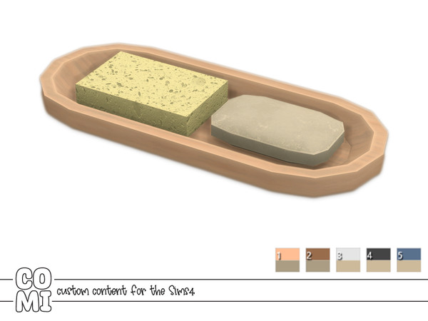 Sims 4 — Comiko Sponge Soap by Comiko — Bathroom set is composed of 10 items 10 Items Bathroom Basket Big - 3 swatches