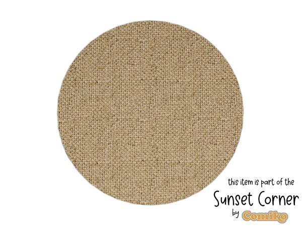 Sims 4 — Comiko Sunset Corner Rug by Comiko — Hi there! The Sunset Corner is finally here! I hope you guys enjoy this