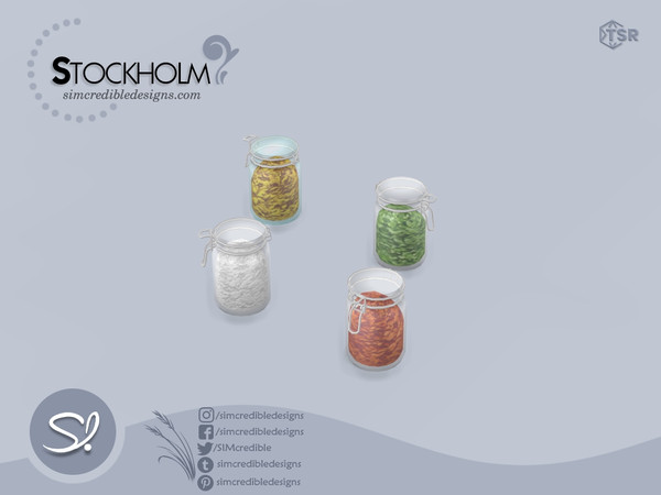 Sims 4 — Stockholm Jar 3 by SIMcredible! — by SIMcredibledesigns.com available at TheSimsResource 5 colors + variations