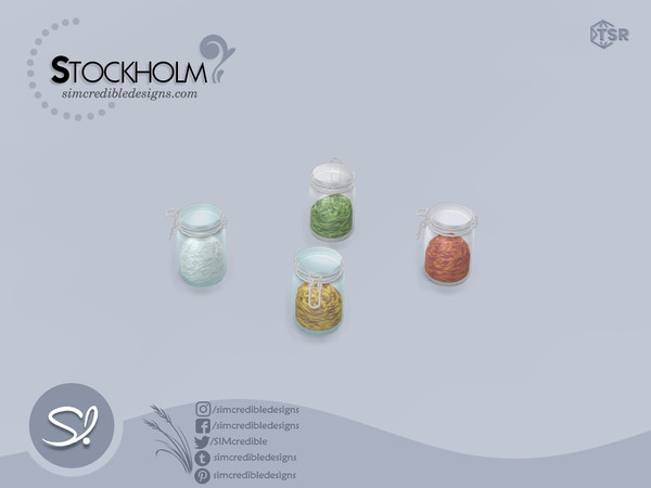 Sims 4 — Stockholm Jar 2 by SIMcredible! — by SIMcredibledesigns.com available at TheSimsResource 5 colors + variations 