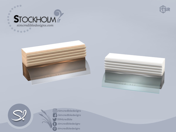 Sims 4 — Stockholm Stove range hood by SIMcredible! — by SIMcredibledesigns.com available at TheSimsResource 4 colors +
