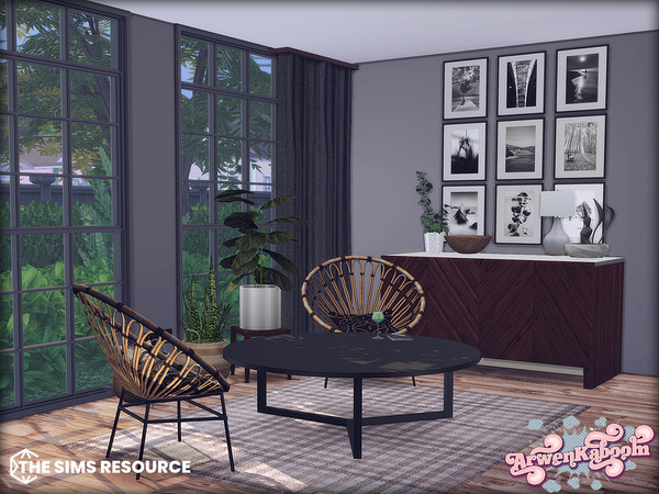 Sims 4 — Comfert by ArwenKaboom — New living room set.
