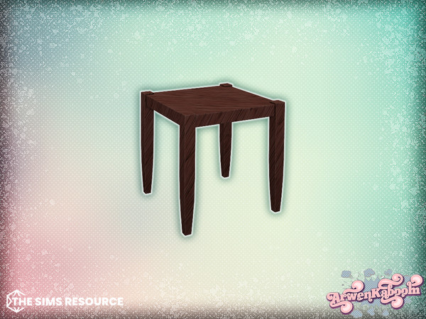 Sims 4 — Comfert - Stool by ArwenKaboom — New living room set.