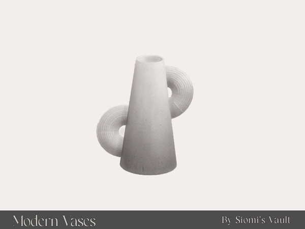 Sims 4 — Modern Vases - Vase #02 by siomisvault — Again with the vases I know but I like making those and when you don't