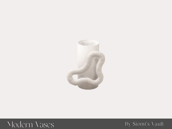 Sims 4 — Modern Vases - Vase #05 by siomisvault — Again with the vases I know but I like making those and when you don't