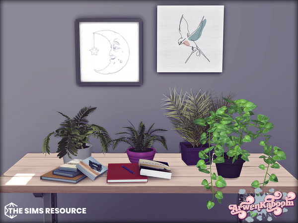 Sims 4 — Cozy Cave Deco by ArwenKaboom — New living room set with more of a MM feel to it and a retro vibe. Find all