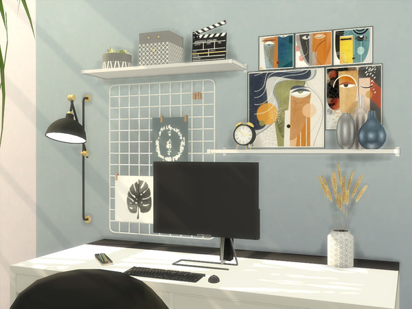 Sims 3 — Croydon Study Room Extra  by Onyxium — Onyxium@TSR Design Workshop Study Room Collection - Belong To The 2024