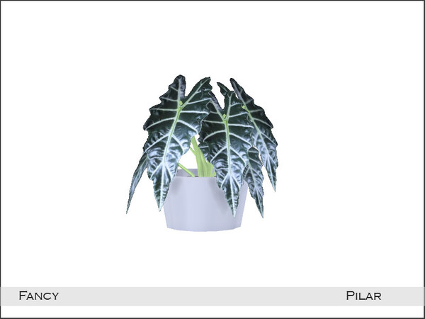 Sims 4 — Pilar Fancy Alocasia by Pilar — Study and relaxation corner in cheerful colors