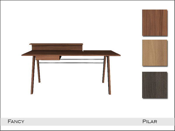 Sims 4 — Pilar Fancy Desk by Pilar — Study and relaxation corner in cheerful colors