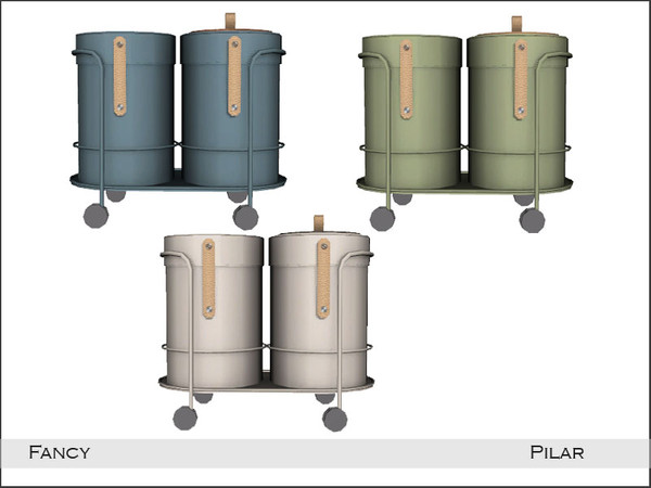 Sims 4 — Pilar Fancy Trash by Pilar — Study and relaxation corner in cheerful colors