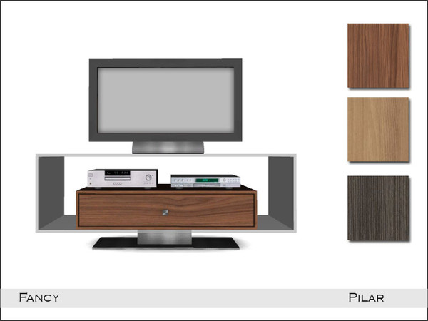 Sims 4 — Pilar Fancy TV by Pilar — Study and relaxation corner in cheerful colors