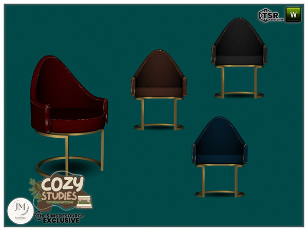 Sims 4 — cozy studies filio chair desk by jomsims — cozy studies filio office set for your Sims.