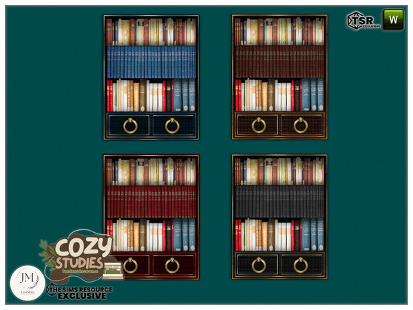Sims 4 — cozy studies filio wall deco by jomsims — cozy studies filio office set for your Sims.