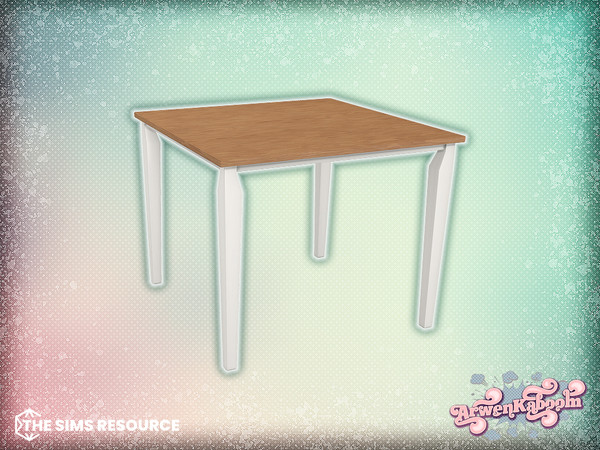 Sims 4 — Dinnoir - Dining Table by ArwenKaboom — Quaint and romantic dinner set. Find all items by searching