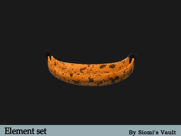 Sims 4 — Element - Banana plate by siomisvault — Hope you like this one Thank you so much for your love and support keeps