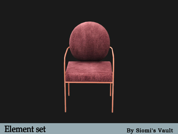 Sims 4 — Element - Chair by siomisvault — Hope you like this one Thank you so much for your love and support keeps me