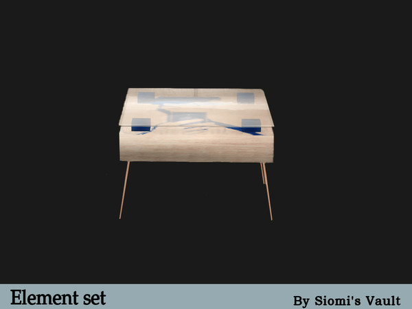 Sims 4 — Element - Coffee table by siomisvault — Hope you like this one Thank you so much for your love and support keeps