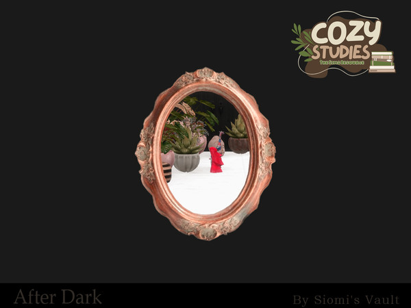 Sims 4 — After Dark - Mirror by siomisvault — Cozy studies feelings for you! Thank you so much for the love and support