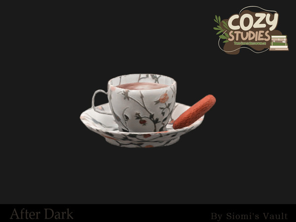 Sims 4 — After Dark - Mug by siomisvault — Cozy studies feelings for you! Thank you so much for the love and support