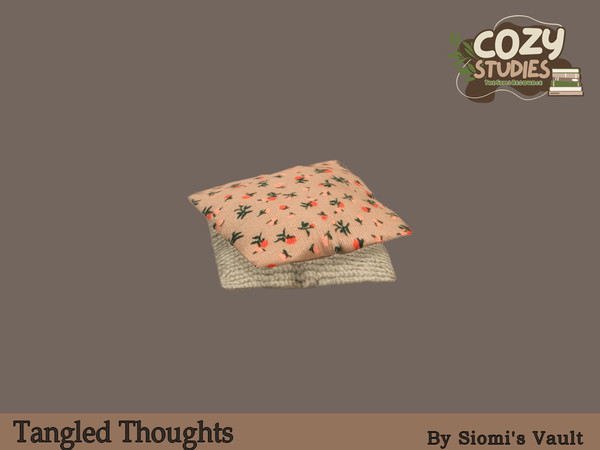 Sims 4 — Tangled Thoughts - Cushions by siomisvault — More stuff for that cozy home of you! I hope you like it! Thank you