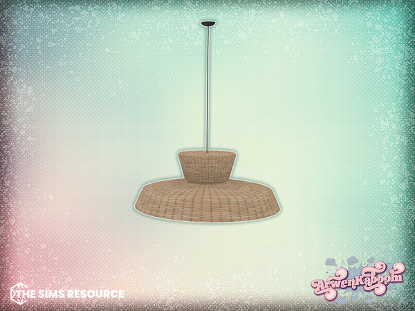Sims 4 — Earthen - Ceiling Lamp by ArwenKaboom — A desert inspired dining room with earth tones. All items are base game
