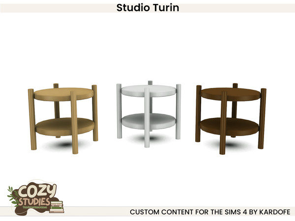 Sims 4 — kardofe_Studio Turin_EndTable by kardofe — Cosy studio in Nordic style, with light and practical furniture and