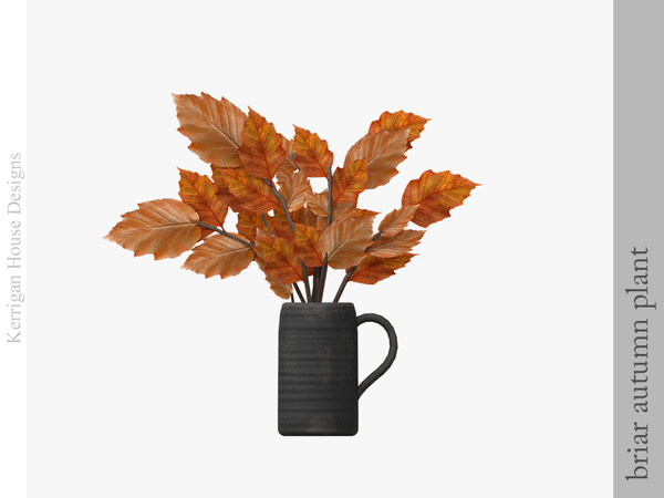 Sims 4 — Briar Autumn Plant by kerriganhouse — Cute and cozy stationery decor.