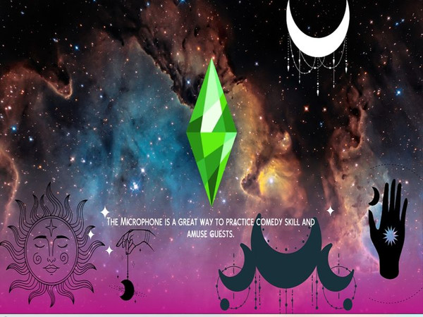 Sims 4 — witchy loading screen by ShiningAngel87 — a matching loading screen for the witchy cas