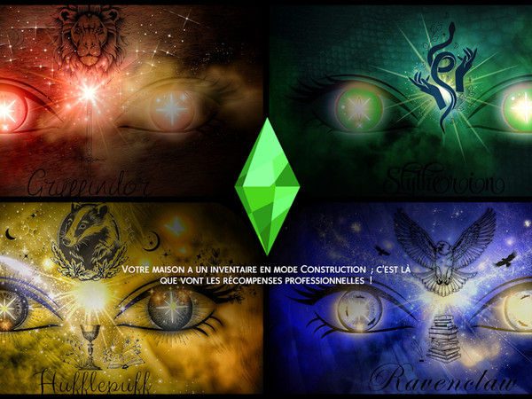 Sims 4 — Loading Screen - Magic School by Gaiena_Sims — To change your loading screen follow these steps : - Active your